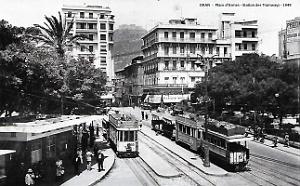 Oran - Place d'Armes - Station Trams - 1949